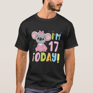 Faultier Geburtstag Ich bin heute 17 Jahre alt Glü T-Shirt