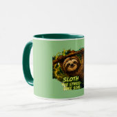 Faultier gegen Stress, Free Soul Tasse (Vorderseite Links)