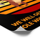 Faultier Golf Team Langsame Golfer Lustige Golf-Fa Poster (Ecke)