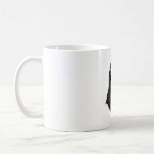 Faultier graviertes Porträt Vintage T-Shirt 2 Kaffeetasse
