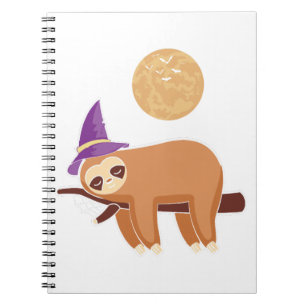 Faultier Halloween, Halloween Faultier Notizblock