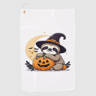 Faultier Halloween-Motiv Süßes Klassisches T-Shirt Golfhandtuch