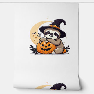 Faultier Halloween-Motiv Süßes Klassisches T-Shirt Tapete