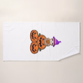 Faultier Halloween Premium T-Shirt Badehandtuch (Badehandtuch)