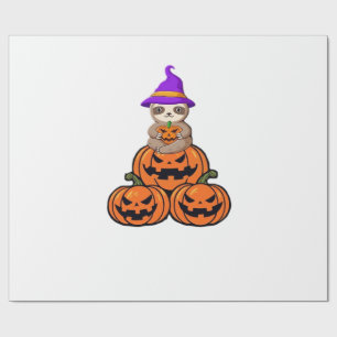 Faultier Halloween Premium T-Shirt Geschenkpapier