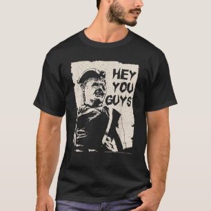 Faultier Hey, ihr Leute, ausgeschnittenes Porträt T-Shirt
