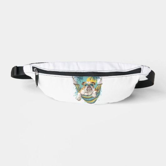 Faultier Hund � Fauler Lustiger Hund Bauchtasche (Vorderseite)