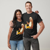 Faultier Hund geht mit Corgi T-Shirt (Unisex)