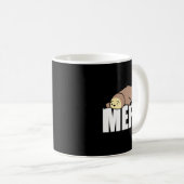 Faultier Internet Dank Meme Merp Kaffeetasse (VorderseiteRechts)
