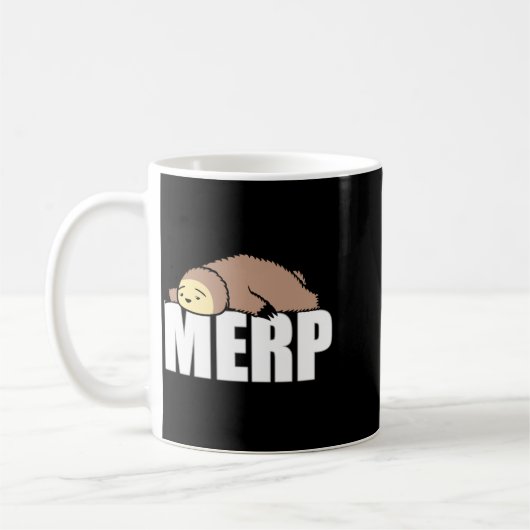 Faultier Internet Dank Meme Merp Kaffeetasse (Links)
