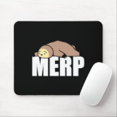 Faultier Internet Dank Meme Merp Mousepad (Mit Mouse)