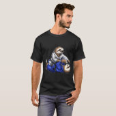 Faultier Jiu-Jitsu Ringer T-Shirt (Vorne ganz)
