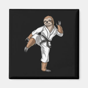 Faultier Karate Kickboxen Taekwondo Muay Thai Mart Magnet