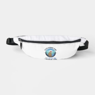 Faultier Lauf-Shirt T-Shirt Bauchtasche