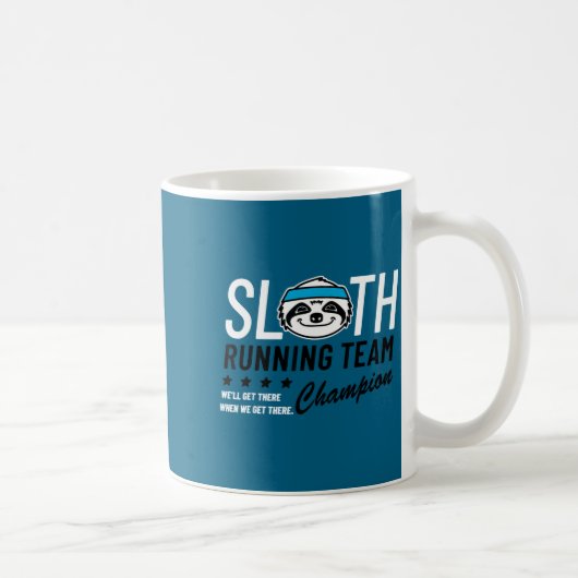 Faultier Laufteam Chamon Kaffeetasse (Rechts)