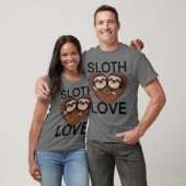 Faultier Liebe lustig T-Shirt (Unisex)