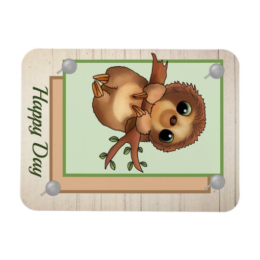 Faultier Magnet (Horizontal)