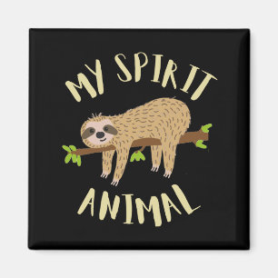 Faultier mein Seelentier Magnet