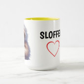 Faultier mit einer Tasse Kaffee (Zentrum)
