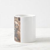 Faultier mit interessanter Aussicht auf Kaffee Kaffeetasse (Mittel)