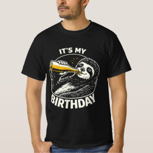 Faultier mit langsamen Schlucken - Ich habe Geburt T-Shirt