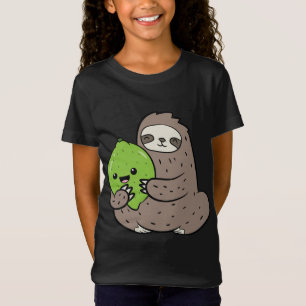 Faultier mit Limonem Obst Niedlich Limon und leich T-Shirt