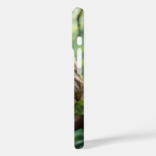 Faultier mit Regenbogeneis Case-Mate iPhone Hülle (Rückseite / Links)