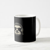 Faultier mit Sonnenbrille Grafik Faultier-Shirt Mä Kaffeetasse (VorderseiteRechts)