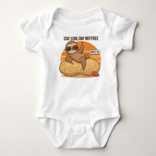 Faultier-Modus: Erdnussfrei Kleinkind-Allergie-S Baby Strampler