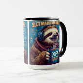 Faultier-Modus Tasse (VorderseiteRechts)