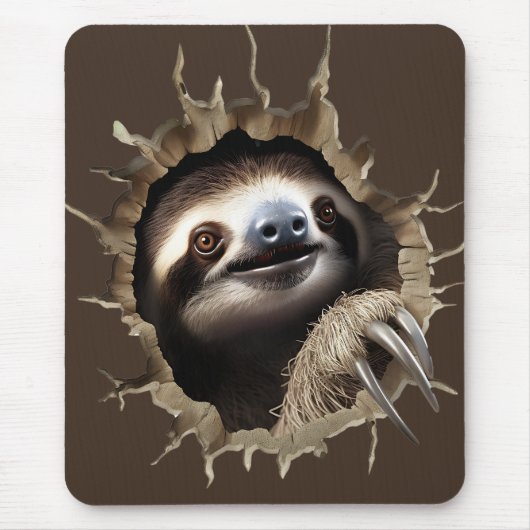 Faultier Mousepad (Vorne)