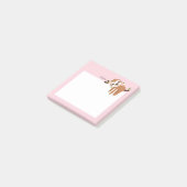 Faultier, niedliches Faultier, Tierdarstellung Post-it Klebezettel (angewinkelt)