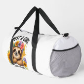 Faultier Nur ein Mädchen das Faultiere liebt Duffle Bag (Rechte Ecke)