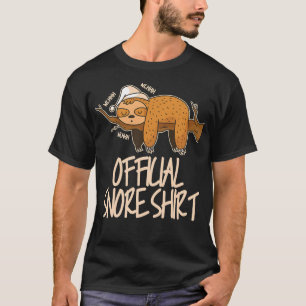 Faultier Offizieller Schlafanzug T-Shirt