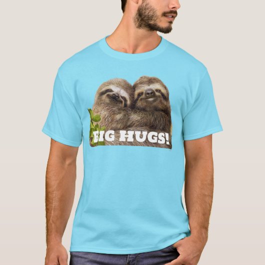 Faultier-Pärchen T-Shirt (Vorderseite)