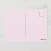 Faultier-Postkarte Postkarte (Rückseite)