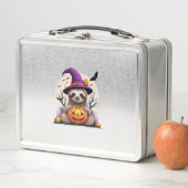 Faultier Rosa Hut Halloween Metall Brotdose (Beispiel)
