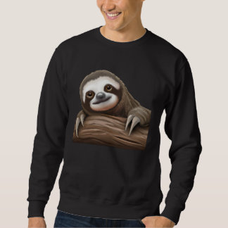Faultier Rot Wildtiere Liebe Tier Nase Wohlergehen Sweatshirt
