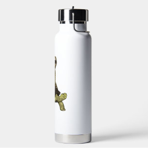 Faultier Schildkröte Shirt Faultier Reitet auf Lan Trinkflasche