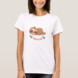 Faultier sein Lustiger Spruch Benutzerdefiniert T-Shirt