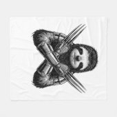 Faultier Slotherine Halloween Fleecedecke (Vorderseite (Horizontal))