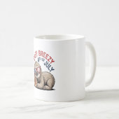 Faultier Sonnenblume 4. Juli Kaffeetasse (VorderseiteRechts)