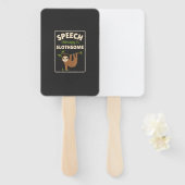 Faultier Sprachtherapeut Sprachtherapie Pathologie Fächer (Vorne und Hinten)