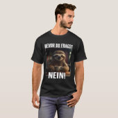 Faultier Spruch Lustig Geschenk I Bevor Du Fragst T-Shirt (Vorne ganz)