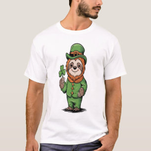Faultier St. Patrick's Day Irisches Glück T-Shirt