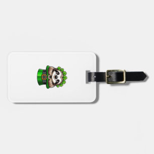 Faultier St Patricks Day Leprechaun Shamrock Irisc Gepäckanhänger