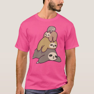 Faultier-Stapel T-Shirt