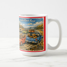 Faultier-Stau-Wut – Rockwell-inspirierte Wasserfar Kaffeetasse
