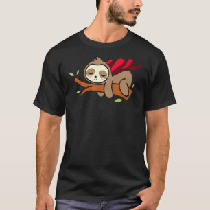 Faultier Superheld für Mädchen Kinder, Lustiges Fa T-Shirt