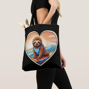 Faultier-Surfen Tasche